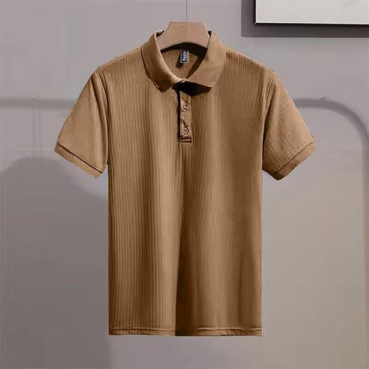Camisa Ejecutiva Slim Fit de Manga Corta con Cuello Solapa - Image 30