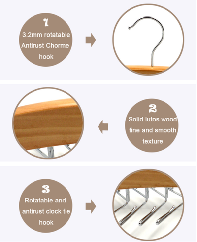 Organizador de Cinturones y Accesorios en Madera - Image 8