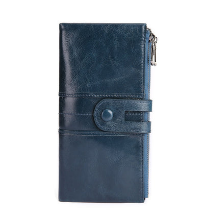 Cartera Larga de Cuero para Mujer Estilo Retro con Protección RFID - Image 30