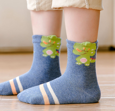 Calcetines Infantiles con Dinosaurio y Estrella - Diseño Moderno para Niños - Image 20