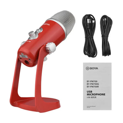 Micrófono Condensador Profesional para Streaming y Grabación con Tarjeta de Sonido Integrada - Image 10