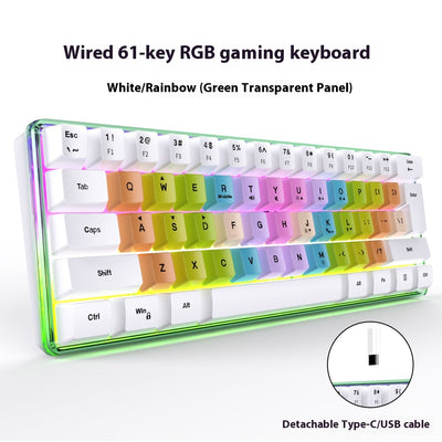 Teclado Compacto RGB para el Hogar - Iluminación LED Personalizable - Image 13