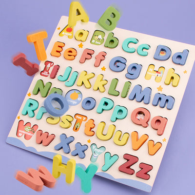 Tablero de Agarre con Letras de Madera para Aprendizaje Temprano - Image 11