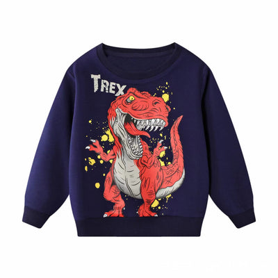 Camisetas Infantiles con Estampado de Dinosaurios Animados - Image 4