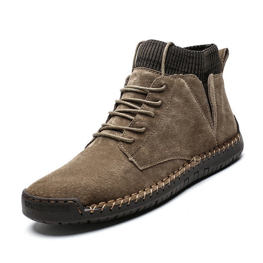 Botas Martin para Hombre Invierno con Forro de Algodón - Caña Media para Nieve - Image 12