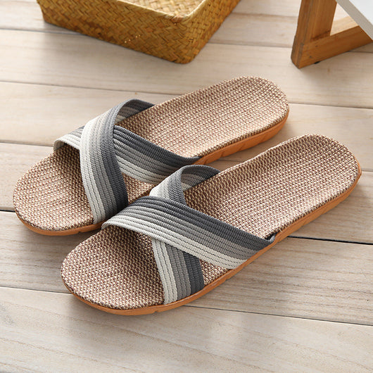 Pantuflas de Lino para Pareja - Cómodas para Casa con Suela Gruesa - Image 6
