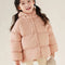 Chaqueta Acolchada con Capucha Estilo Occidental para Niñas