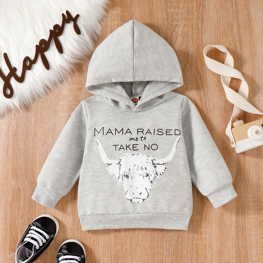 Sudadera Infantil con Estampado de Letras y Dibujos Animados - Image 6
