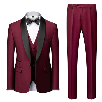 Traje Slim Fit Elegante para Novio y Eventos Formales - Image 10