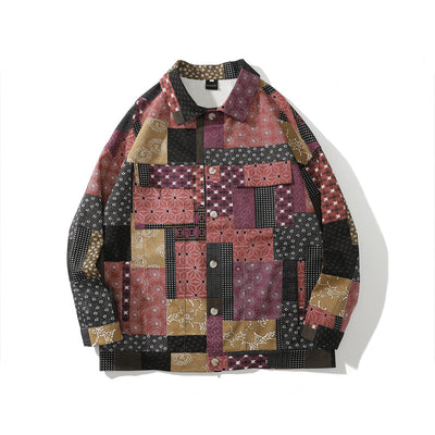 Camisa de Trabajo Manga Larga con Combinación de Colores para Hombre - Image 27