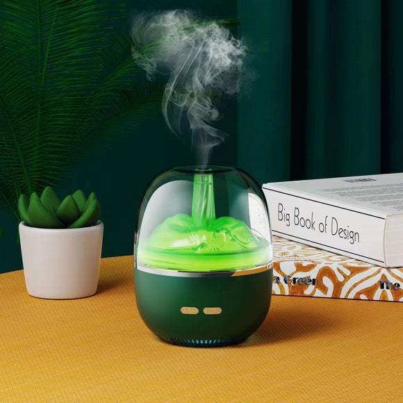 Humidificador Ultrasónico con Aromaterapia y Luz LED Multicolor