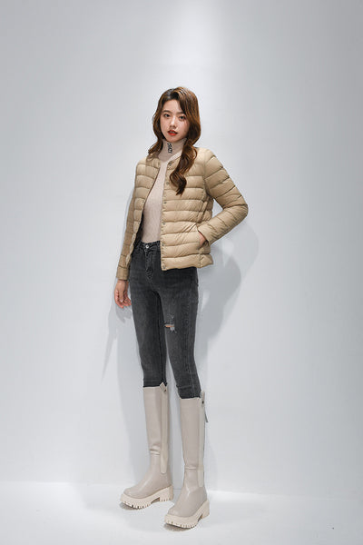 Chaqueta Térmica Ligera Cuello Redondo para Mujer - Image 41