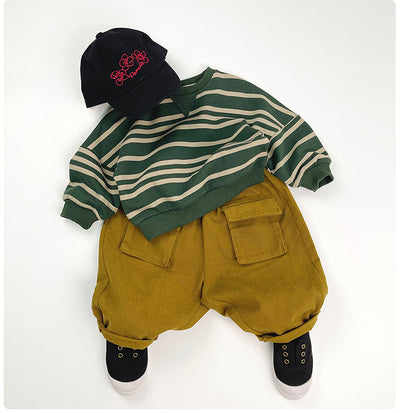 Playera Casual Oversize para Niños y Niñas con Hombros Caídos - Image 10