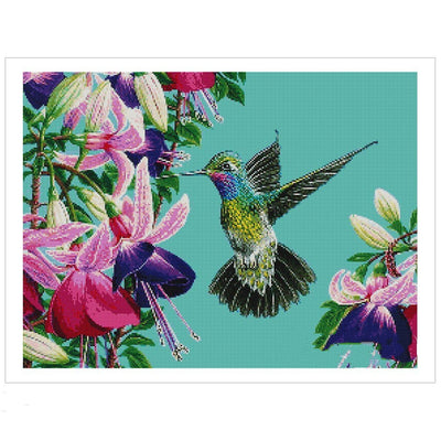 Pintura de Diamantes Mosaico Animales, Flores y Pájaros - Image 8