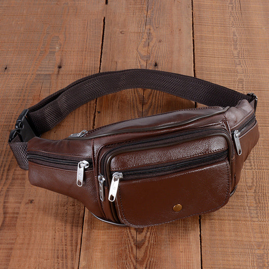 Bolsa Cruzada de Cuero para Hombre - Grande, Multifuncional y Resistente - Image 9