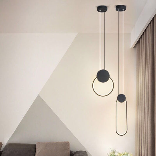 Lámpara Colgante LED Geométrica para Cafés y Bares - Image 6