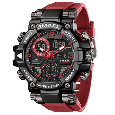 Reloj Deportivo Multifunción Dual Display en Aleación Multicolor - Image 4