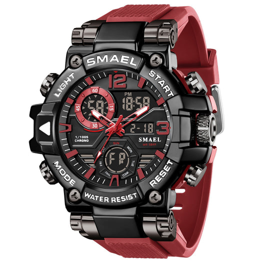 Reloj Deportivo Multifunción Dual Display en Aleación Multicolor - Image 4