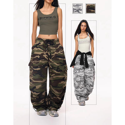 Pantalones Deportivos Anchos y Versátiles para Mujer - Image 11