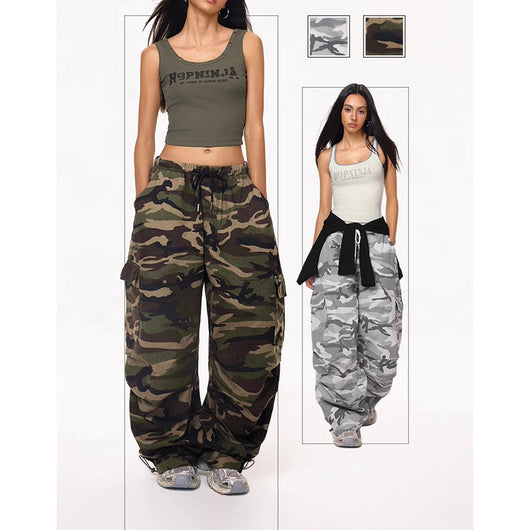 Pantalones Deportivos Anchos y Versátiles para Mujer - Image 11