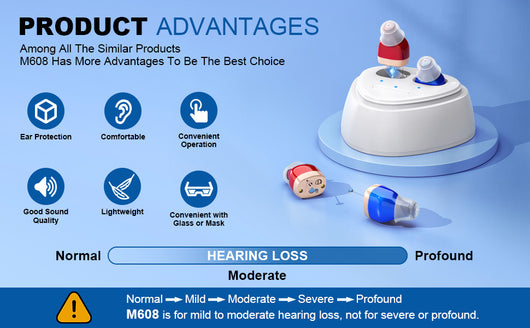 Audífono Recargable Ultracompacto Amplificador de Sonido Intraaural - Image 12