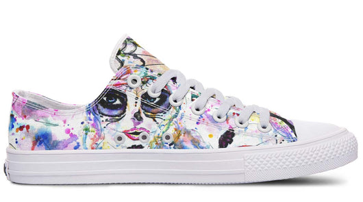 Tenis de Lona Estampado para Parejas - Diseño Moderno Bajo - Image 4