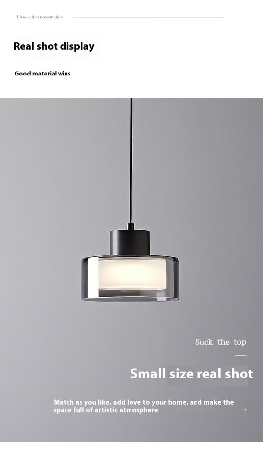 Lámpara de Techo Dormitorio Cobre Moderno Minimalista con Cristal - Image 18