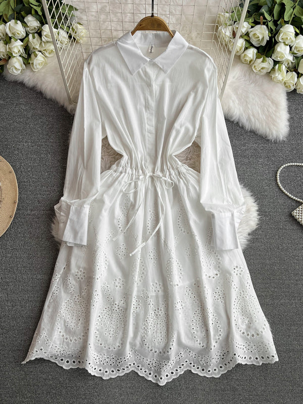 Vestido Midi Ajustado con Mangas Farol - Efecto Silueta Esbelta - Image 7
