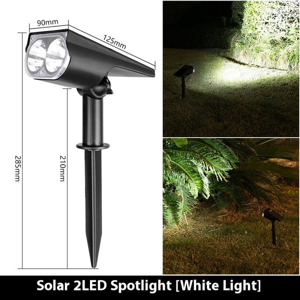 Focos Solares LED para Jardín y Césped