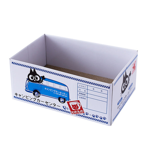 Arranhador de Papelão para Gatos com Brinquedo de Garras