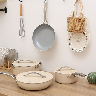 Set de Cocina Premium: Wok de Cerámica y Aluminio + Olla para Leche - Regalo Ideal - Image 12