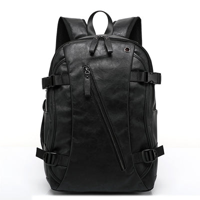 Mochila Escolar Hombre Estilo Coreano Cuero Premium - Bolsa Casual Moderna - Image 6