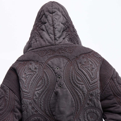 Sudadera Bordada Sun Totem con Efecto Desgastado Prelavada - Image 2