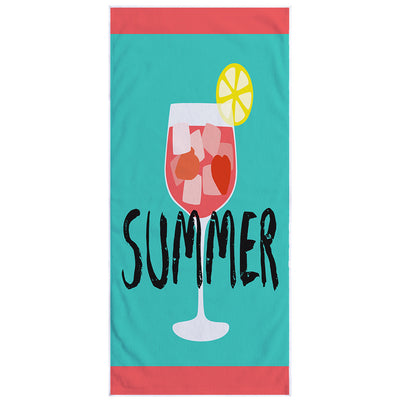 Toalla de Playa Rectangular con Estampado de Frutas en Impresión Digital - Image 8