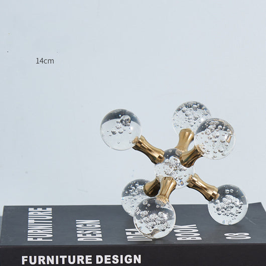 Decoración Molecular de Cristal Luxury para Sala de Estar y Mueble TV - Image 10