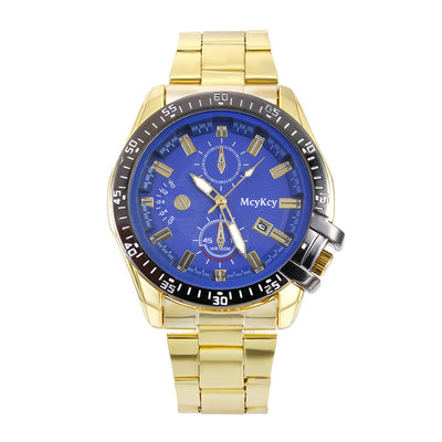 Reloj de Acero Inoxidable con Calendario - Elegancia Empresarial - Image 6