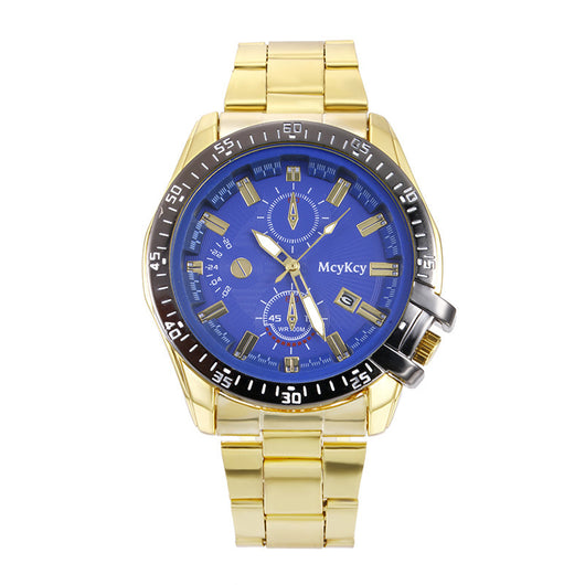 Reloj de Acero Inoxidable con Calendario - Elegancia Empresarial - Image 6
