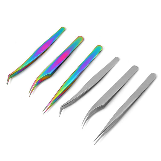 Set de 3 Piezas: Pinzas de Acero Inoxidable y Rizador de Pestañas Profesional - Image 2