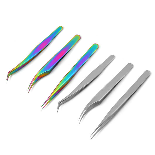 Set de 3 Piezas: Pinzas de Acero Inoxidable y Rizador de Pestañas Profesional - Image 2