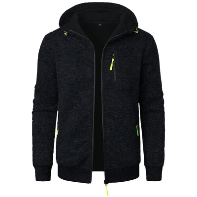 Cardigan Deportivo con Capucha Jacquard para Hombre - Image 18