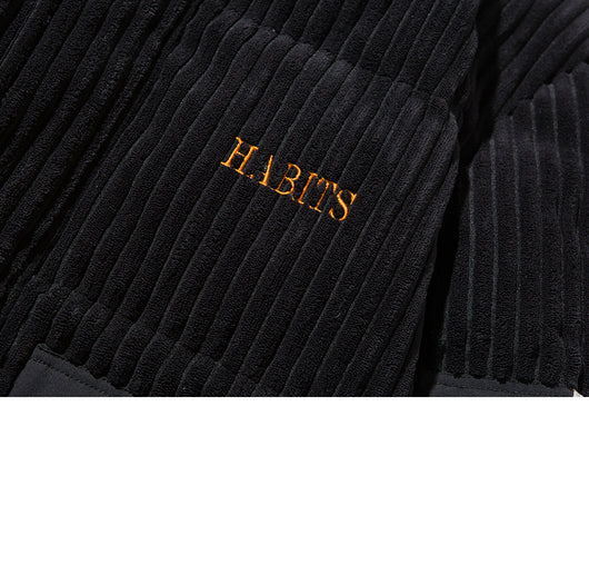 Chaqueta de Invierno Corduroy con Cuello Alto - Abrigo Suelto y Cálido para Hombre - Image 10