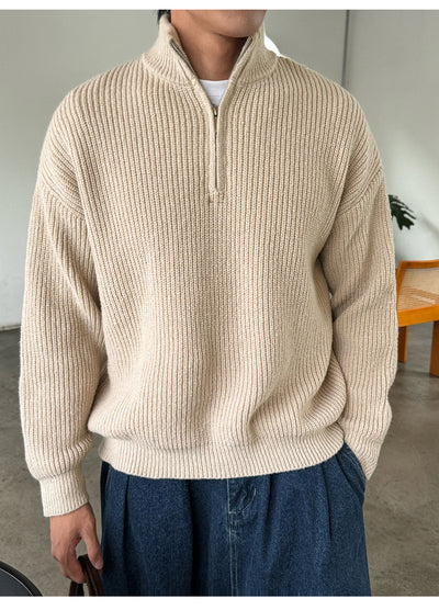 Suéter Cuello Alto con Cierre de Hombre para Otoño Invierno - Image 25