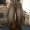 Jeans Hombre Marrón Desteñido Corte Flare Relajado