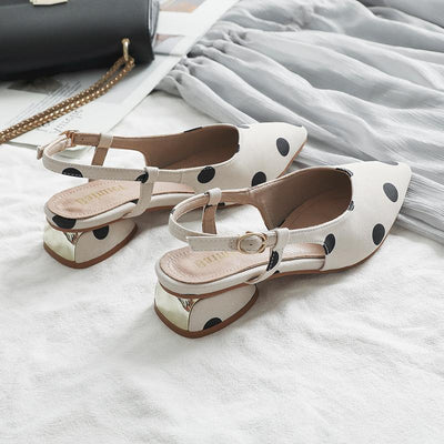Sandalias Baotou con Tacón Grueso Estilo Hada - Punta Afilada y Hebilla Ajustable - Image 2