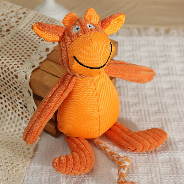 Juguetes de Peluche Sonoros para Perros - Animales de Granja Resistentes a Mordidas