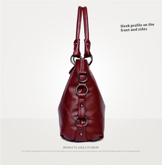 Bolso Bandolera de Cuero PU con Detalles de Costura y Borlas para Mujer - Image 13