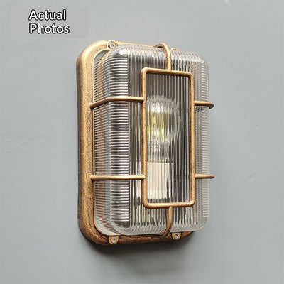 Luminaria Decorativa Industrial Retro de Aluminio Fundido para Exteriores - Image 4