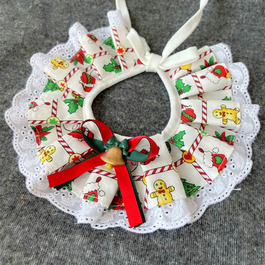 Babero Festivo con Moño Navideño para Mascotas - Image 13
