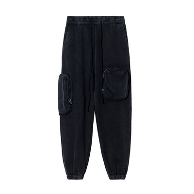 Pantalones Casuales Holgados con Forro Polar para Hombre - Image 8
