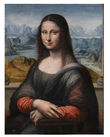 Cuadro Decorativo Mona Lisa Cómica para el Hogar